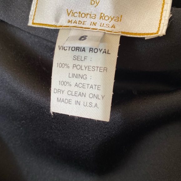 Long, black, satin skirt from VIE by Victoria Royal in size 6 - Picture 4 of 7